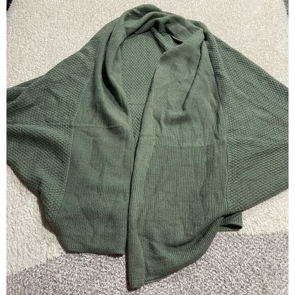 rue21 Women's Size Large Shawl Collar Open Front Cardigan Green - Picture 1 of 8